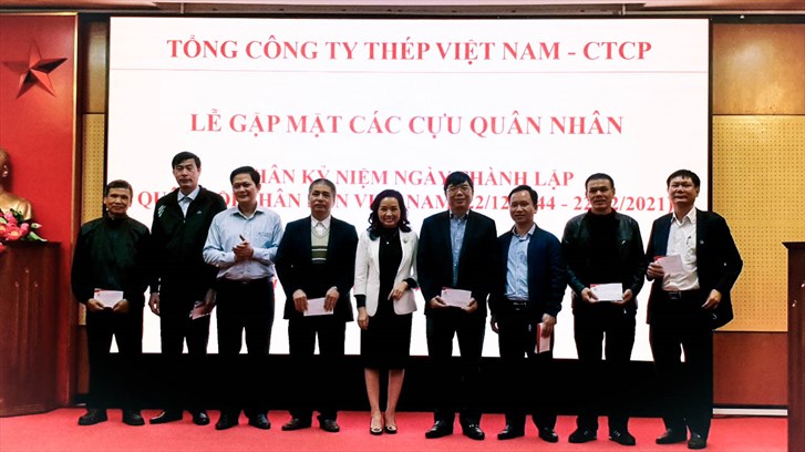 VNS tổ chức gặp mặt Kỷ niệm 77 năm Ngày thành lập Quân đội nhân dân Việt Nam (22/12/1944-22/12/2021)
