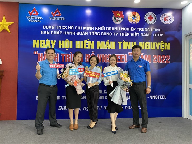 Ngày hội Hiến máu tình nguyện - Hành trình đỏ VNSTEEL năm 2022
