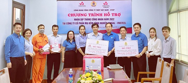 Tháng Công nhân của VNSTEEL: Yêu quý người lao động như người thân