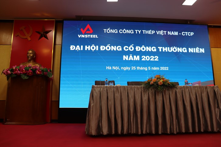 ĐẠI HỘI ĐỒNG CỔ ĐÔNG NĂM 2022 TỔNG CÔNG TY THÉP VIỆT NAM – CTCP