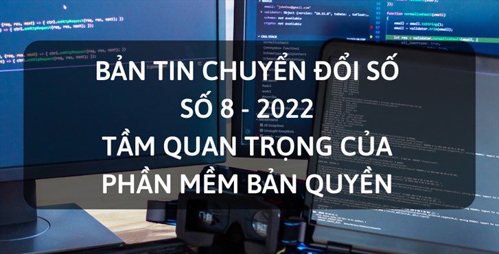 Bản tin Chuyển đổi số VNSTEEL - số 8 Tầm quan trọng của Phần mềm bản quyền