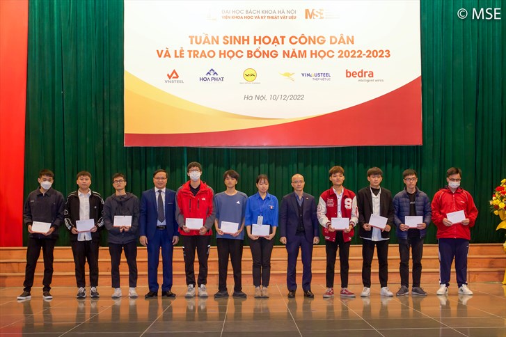 VNSTEEL - HUST: Đồng hành cùng sinh viên Viện Khoa học và Kỹ thuật Vật liệu