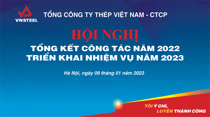 VNSTEEL: Tổng kết công tác năm 2022, triển khai công tác năm 2023