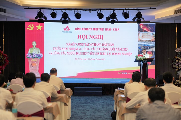 VNSTEEL tổ chức hội nghị sơ kết 6 tháng đầu năm 2023