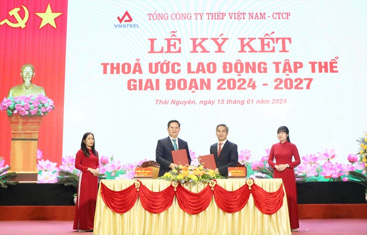 Thỏa ước lao động tập thể ở VNSTEEL: Ngày càng có lợi cho người lao động