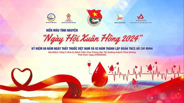 VNSTEEL đồng hành cùng Chương trình Hiến máu tình nguyện "Ngày hội xuân hồng 2024"