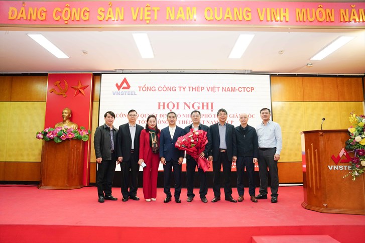 Công bố Quyết định bổ nhiệm Phó Tổng Giám đốc Tổng công ty Thép Việt Nam - CTCP