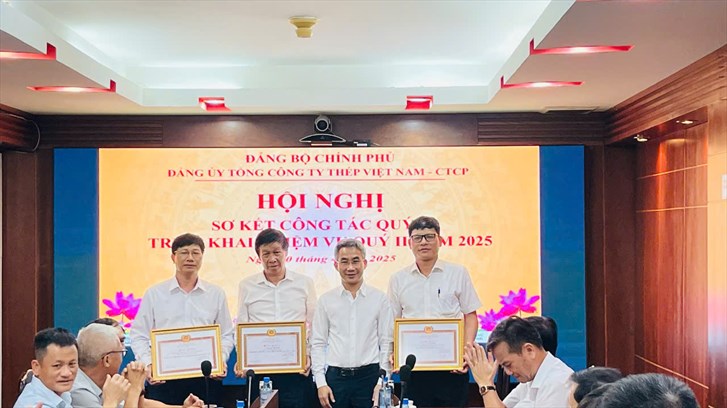 Đảng ủy Tổng công ty Thép Việt Nam tổ chức Hội nghị Ban Chấp hành mở rộng sơ kết công tác Quý I năm 2025