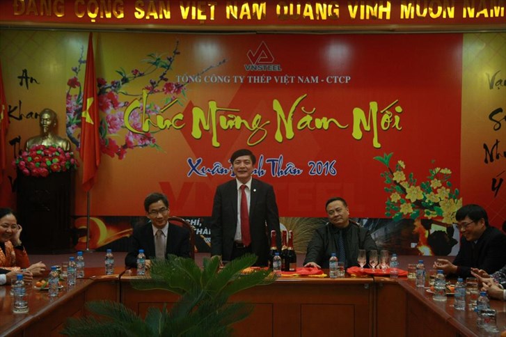 Bí thư Đảng Ủy Khối Doanh Nghiệp Trung Ương tới thăm và chúc Tết