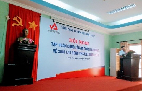 Hội nghị “Tập huấn công tác an toàn lao động, vệ sinh lao động VNTEEL năm 2019” cho các đơn vị trong hệ thống
