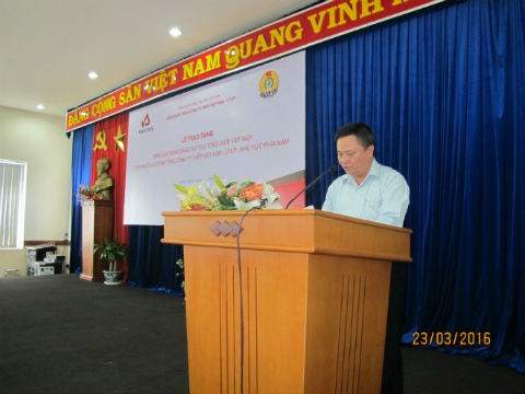 CÔNG ĐOÀN “VNSTEEL” trao Bằng lao động sáng tạo cho người Lao động ở khu vực phía Nam