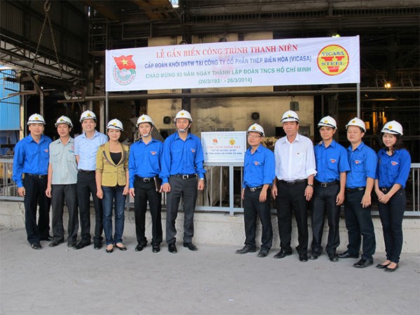 Tuổi trẻ VNSTEEL bước tiếp trang sử vẻ vang của Đoàn