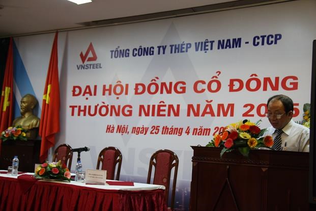 VNSTEEL: Đại hội cổ đông thường niên năm 2015