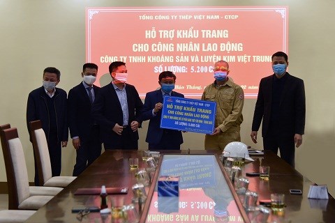 Công đoàn VNSTEEL: Cùng người lao động vượt qua đại dịch