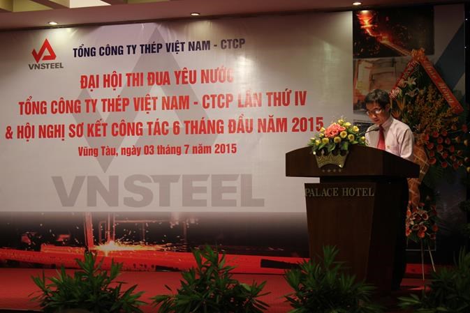 VNSTEEL: Hội nghị Sơ kết 6 tháng 2015 và Đại hội thi đua Tcty lần thứ IV