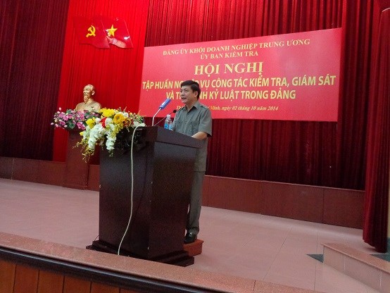 HỘI NGHỊ TẬP HUẤN NGHIỆP VỤ CÔNG TÁC KIỂM TRA GIÁM SÁT  VÀ THI HÀNH KỶ LUẬT TRONG ĐẢNG