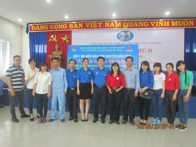 VNSTEEL với chương trình hiến máu tình nguyện – Hành trình đỏ 2015