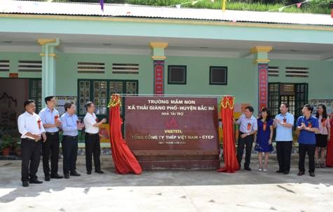 Lễ Khai giảng và khánh thành trường Mầm non Thải Giàng Phố