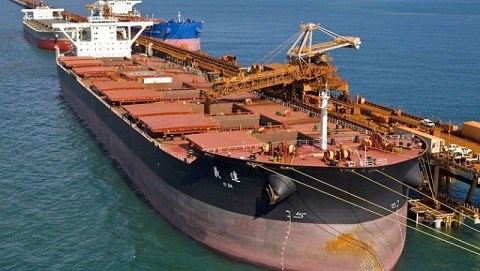 Nhập khẩu quặng sắt Trung Quốc bắt đầu hạ nhiệt