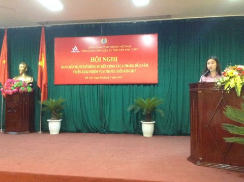 CÔNG ĐOÀN “VNSTEEL” SƠ KẾT 6 THÁNG ĐẦU NĂM 2017 TRIỂN KHAI NHIỆM VỤ 6 THÁNG CUỐI NĂM 2017