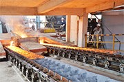 Nhà máy gang thép Lào Cai ra lò mẻ gang đầu tiên