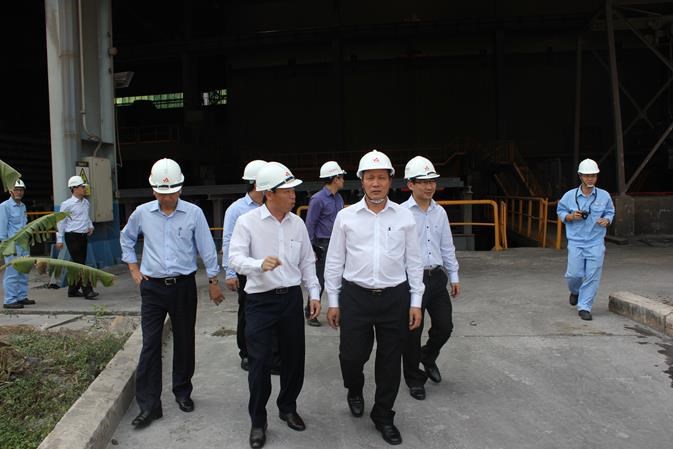 VNSTEEL: Thứ trưởng Cao Quốc Hưng tới thăm và làm việc tại các đơn vị phía Nam