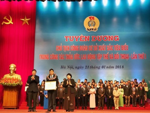 CHỦ TỊCH CÔNG ĐOÀN CƠ SỞ  “VNSTEEL” TIÊU BIỂU