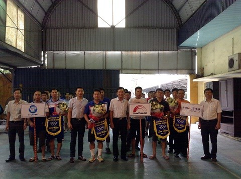 CÔNG ĐOÀN (VNSTEEL) TỔ CHỨC HỘI THAO CỤM THI ĐUA VHTT KHU VỰC HẢI PHÒNG – HẢI DƯƠNG