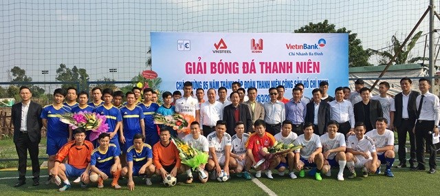 Tuổi trẻ VNSTEEL tham gia Giải bóng đá Thanh niên chào mừng 85 năm ngày thành lập Đoàn TNCS Hồ Chí Minh