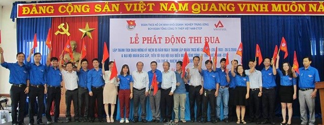 Tuổi trẻ VNSTEEL tổ chức các hoạt động tháng Thanh niên năm 2016