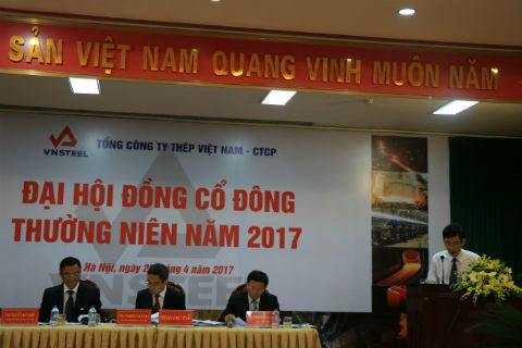 VNSTEEL: Đại hội cổ đông thường niên năm 2017