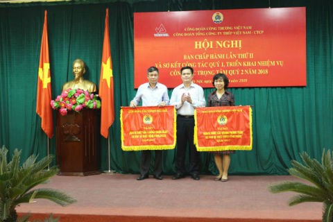CÔNG ĐOÀN “VNSTEEL” GIAO BAN CÔNG TÁC QUÝ I TRIỂN KHAI NHIỆM VỤ QUÝ II NĂM 2018
