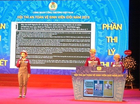 Công đoàn VNSTEEL: Giải Ba toàn đoàn, giải Nhì sơ cấp cứu trong Hội thi ATVSV giỏi ngành Công Thương 2019