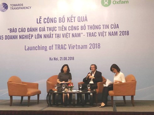 Doanh nghiệp Nhà nước công khai thông tin về chống tham nhũng kém nhất