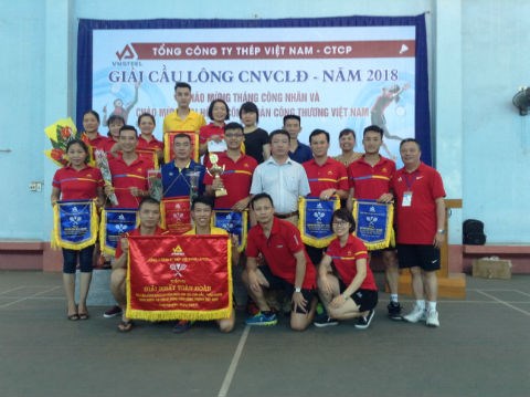 “VNSTEEL” TỔ CHỨC GIẢI CẦU LÔNG CNVC-LĐ NĂM 2018