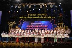 Tuổi trẻ VNSTEEL vinh dự có 02 đồng chí được tuyên dương “Người thợ trẻ giỏi” toàn quốc lần thứ IX năm 2018