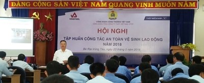 Công đoàn TCT tổ chức Tập huấn công tác An toàn vệ sinh lao động năm 2018