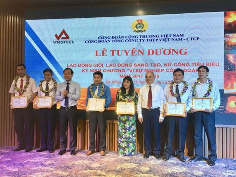 Rạng ngời gương sáng lao động VNSTEEL