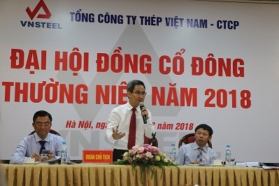 VNSTEEL: Đại hội cổ đông thường niên năm 2018